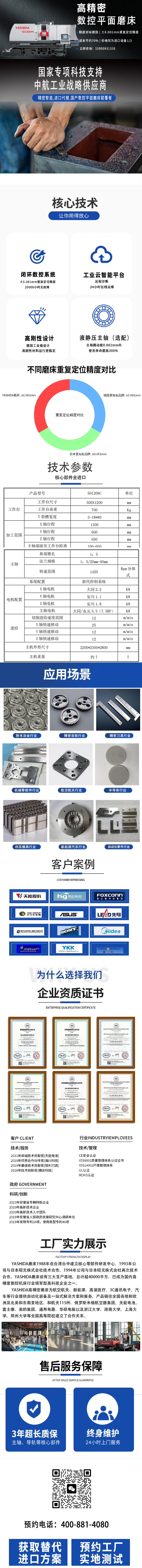 高精密數控平面磨床